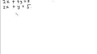 Simultaneous Equations