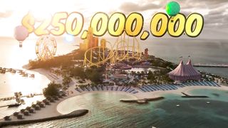 $1 vs $250,000,000 Private Island.