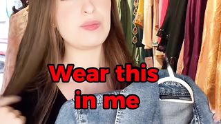Wear this in me