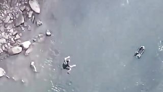 Crazy Base jump..!