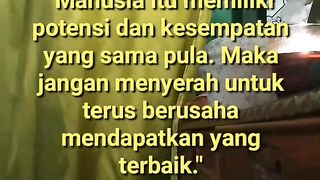 Intinya; sukses itu proses.