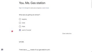 you me gas station but its a google
