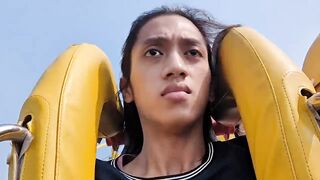 Depressed Guy Riding a Rollercoaster