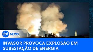 Invasor provoca explosão em subestação e deixa 40 Mil residências sem energia|#SBTNewsnaTV(06/02/24)