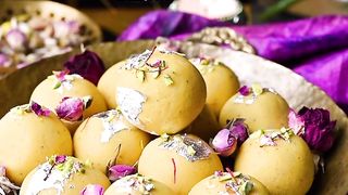 Kesar malai ladoo recipe