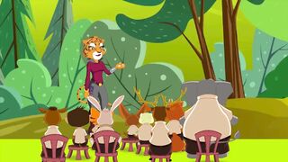 Four Friends _ English Cartoon _ Panchatantra Moral Stories for Kids _ Cartoon English