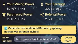 Block Hunter Mining - $24 payment proof (full details) in 2024 https://www.blockhunter.eu/?ref=H21ztY5d