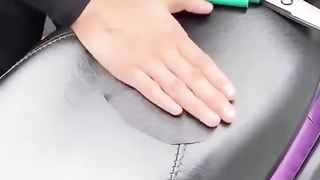 Self adhesive leather repair kit patch