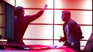 Tony Stark & Black Panther vs Bucky - Fight Scene HD