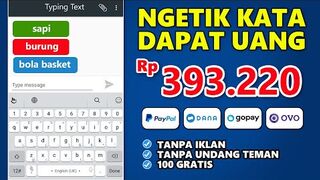 MAKE MONEY ONLINE : GAME KETIK KATA DIbayar DANA! Aplikasi Penghasil Saldo Dana Tercepat - Aplikasi Penghasil Uang 2024.