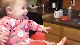Priceless face of babies getting SURPRISED