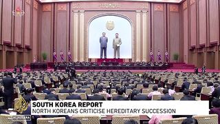 South Korea report_ North Koreans criticise hereditary succession.
