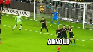 Ronaldo Vs Arnold VS Di Maria VS A.Hakimi VS Messi VS Calhanoglu ???????? Free Kick Challenge