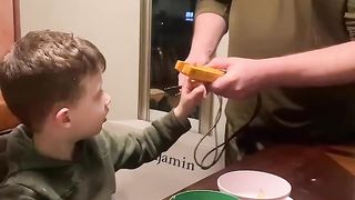 this dad found a way to make his son eat broccoli