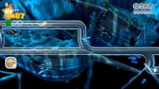 Super Mario 3D World: World 3, Screen 5, Pipelline Lagoon