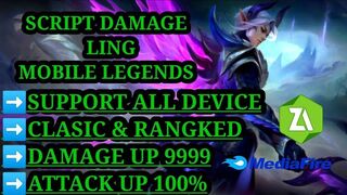 SCRIPT DAMAGE  ONE HIT LING MOBILE LEGENDS TERBARU 2023