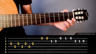 How to Play Dragon Ball GT Song My Enchanted Heart on Acoustic Guitar | TCDG Tablature