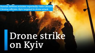Russian drone attacks hit critical infrastructure in Kyiv