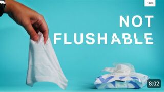 “Flushable” wipes are ruining sewage plants
