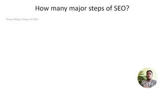 4 How Many Major Steps of SEO