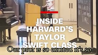 Nearly 300 students signed up for this Harvard University class on Taylor Swift.