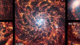 Images from The James Webb Space Telescope captured 19 spiral galaxies in unprecedented detail.