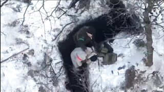 The Ukrainians tried to take a Russian soldier prisoner