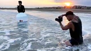 Photos at the SEA ???????? #sea #sunset #photography