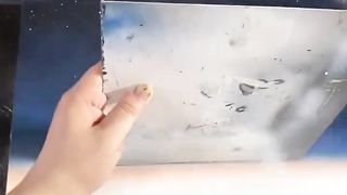 Spray painting.
