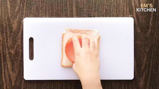 Pocket Sandwiches With 1 Slice of Bread.
