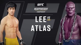 Bruce Lee VS Titians Altas EA Sports UFC 4