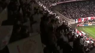 André Rieu playing before the Ajax - Olympic Marseille game