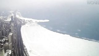 Timelapse of ice destruction. Lake Michigan.