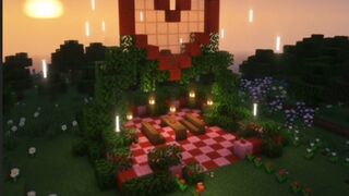 Hi ️ I wanted to make a cute lil valentines day build! Also im gunna start making more videos again ! #minecraftbuildideas #minecraftinspiration