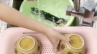 a place to slug the washing plate made of plastic