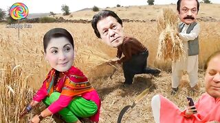 gandum ki katai funny video Imran Khan vs Nawaz sharif