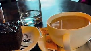 Enjoying Tea time