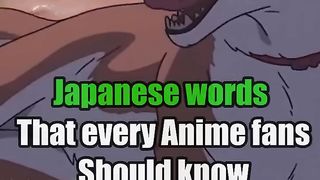 Japanese words that every anime fans should know