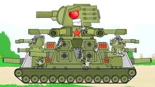 КВ44 Против Амонг Вафля и Скилет Трикки