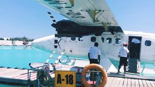 @This is how a seaplane flight from Male Airport to the distant Maldives takes