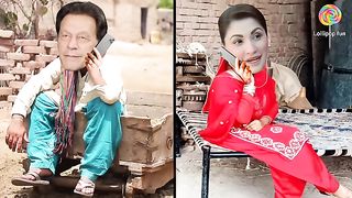 imran khan mobile phone call raabta maryam nawaz funny