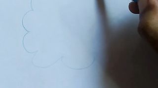 Como desenhar nuvem