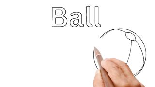 B for ball drawing
