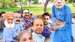 imran khan ki dawat par nawaz sharif aur fazlur rahman funny video