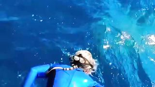never jump in ocean