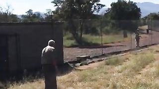 lion attack on man