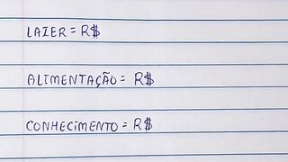 organiazando um salario de 1500