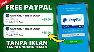 MAKE MONEY ONLINE : FREE PAYPAL $5.00 USD - Aplikasi Penghasil Uang TERMUDAH 2024, Game Penghasil Uang TANPA IKLAN.
