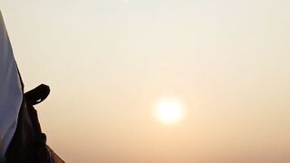 pemandangan sunset