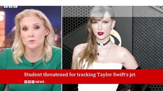 Taylor Swift threatens to sue student who tracks her private jet _ BBC News.
